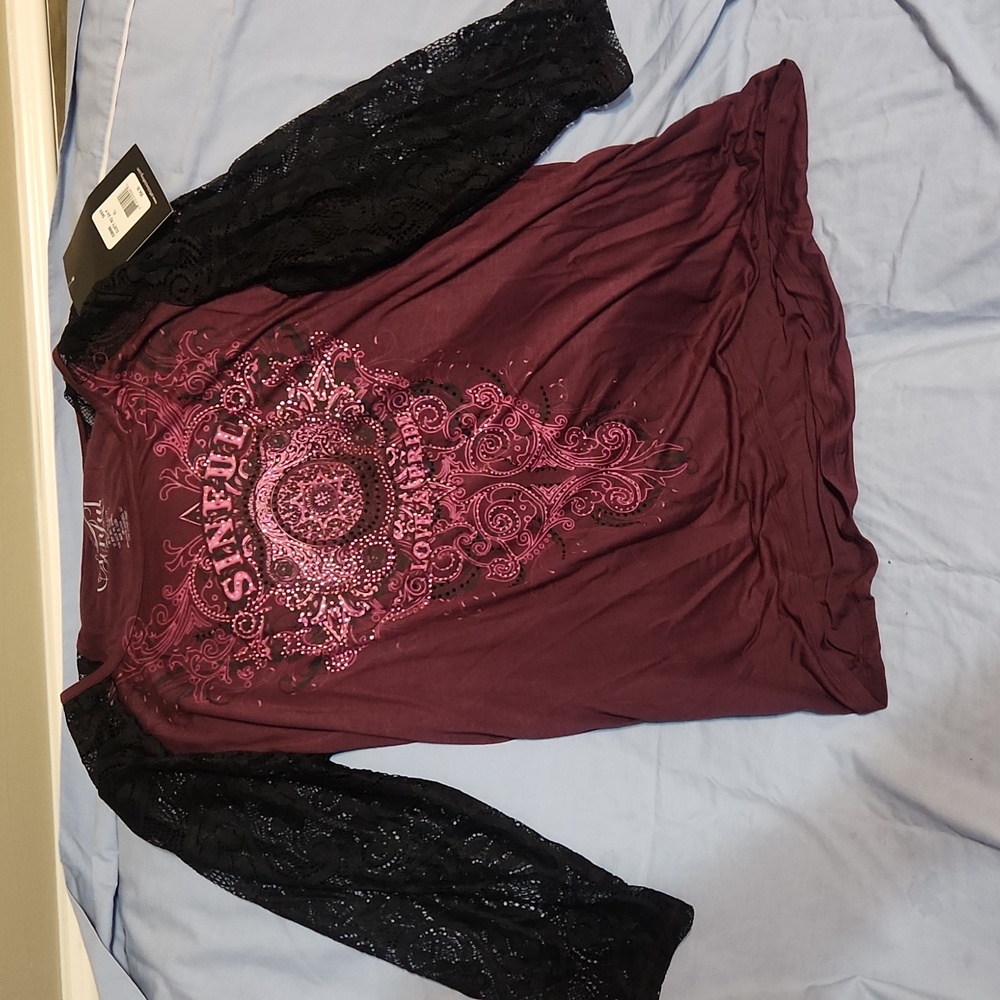 Women's never worn Affliction shirt